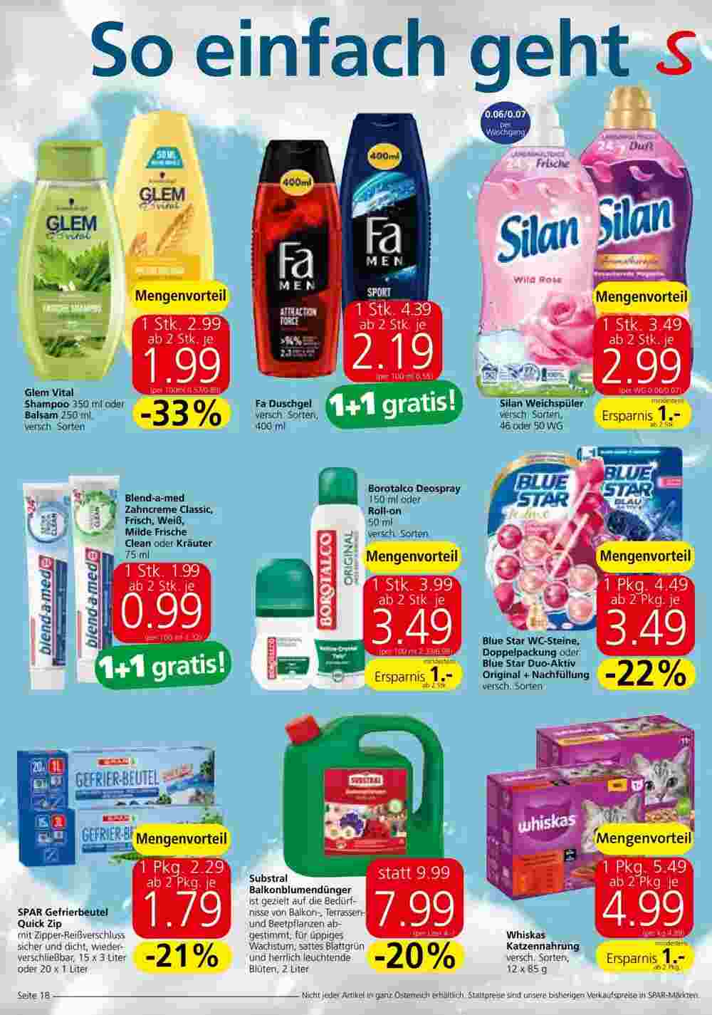 Spar Flugblatt (ab 24.07.2024) - Angebote und Prospekt - Seite 18