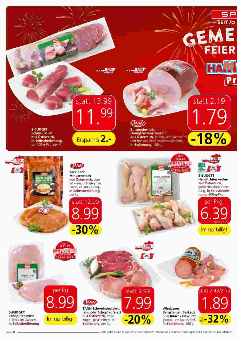 Spar Flugblatt (ab 24.07.2024) - Angebote und Prospekt - Seite 8