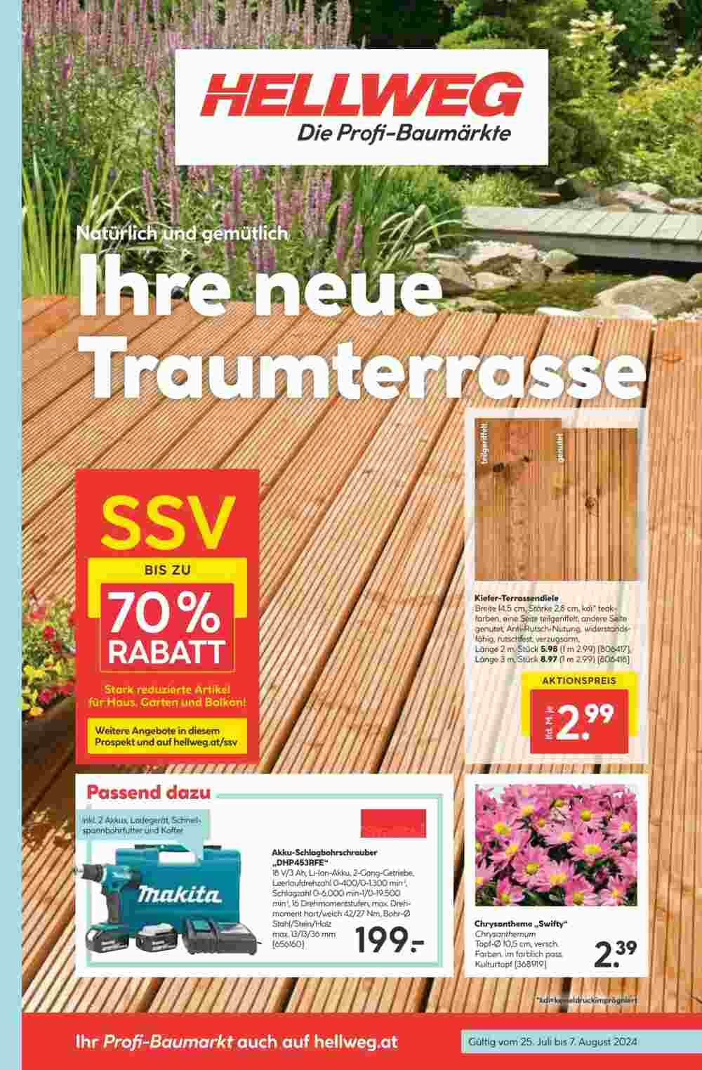 Hellweg Flugblatt (ab 24.07.2024) - Angebote und Prospekt - Seite 1