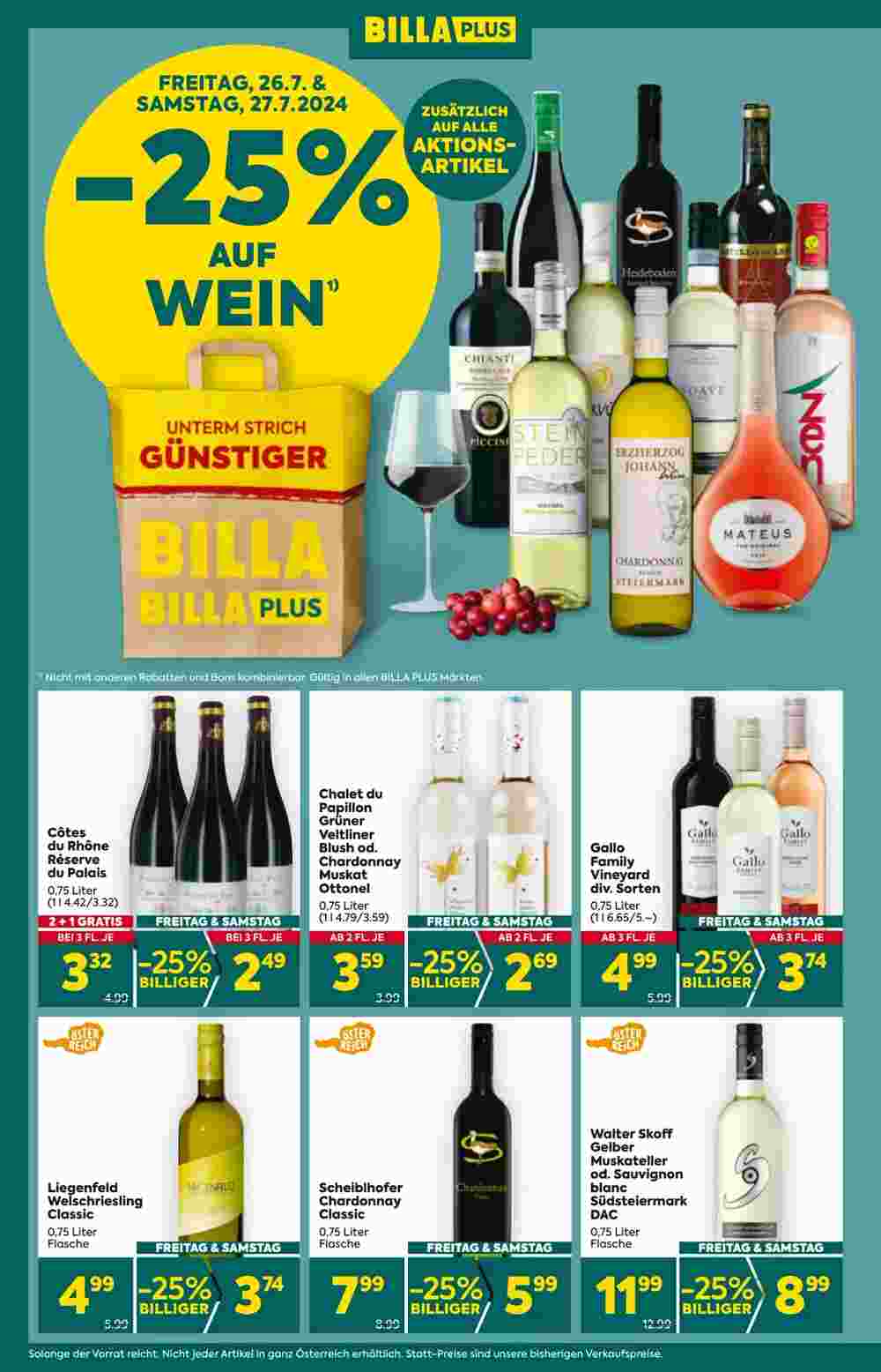 Billa Flugblatt (ab 25.07.2024) - Angebote und Prospekt - Seite 2