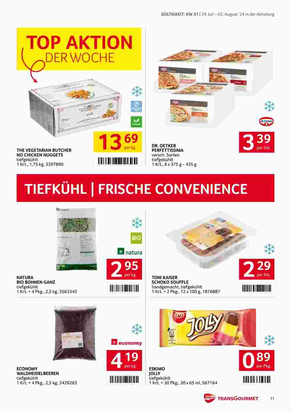 Transgourmet Flugblatt (ab 28.07.2024) - Angebote und Prospekt - Seite 11