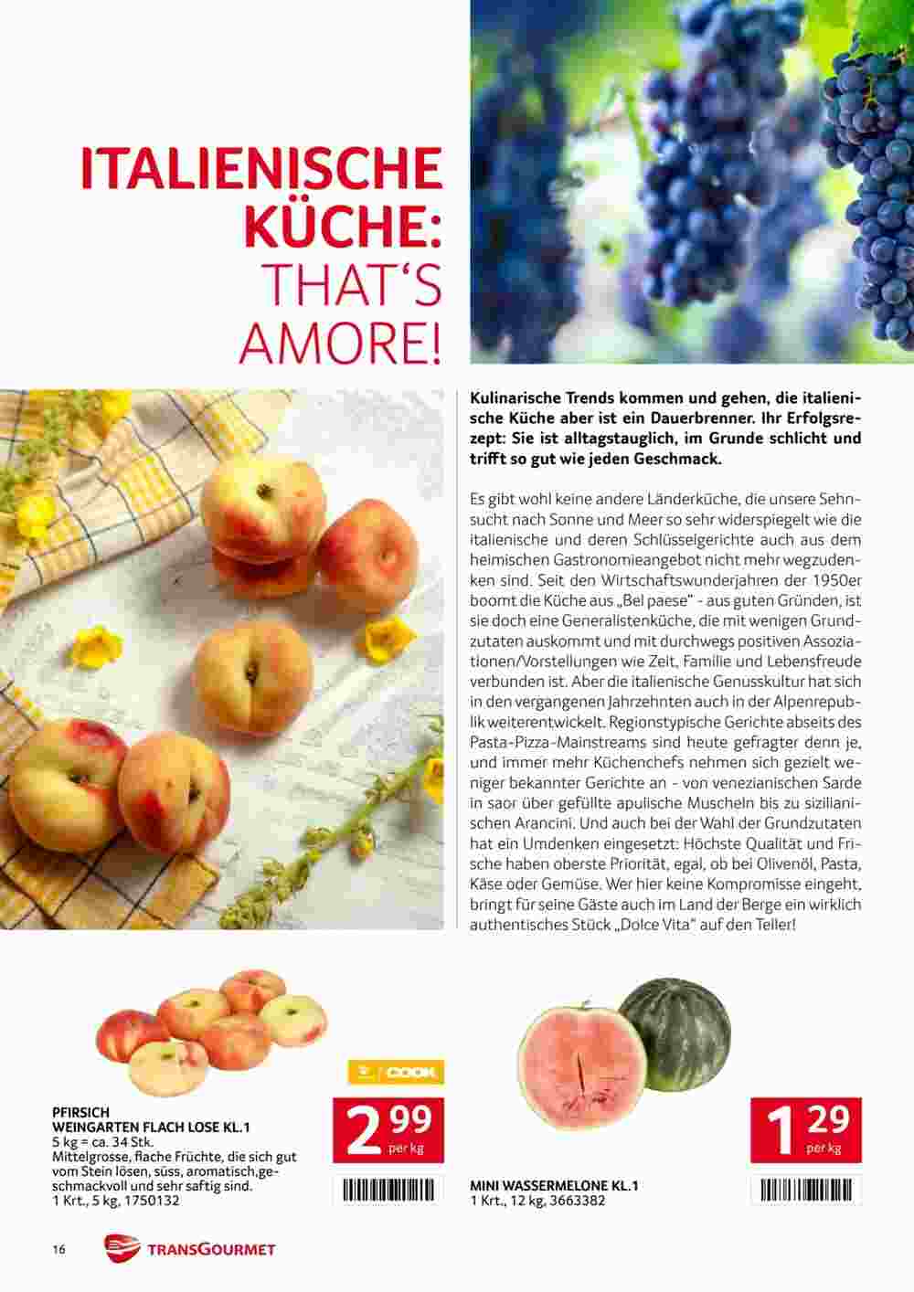 Transgourmet Flugblatt (ab 28.07.2024) - Angebote und Prospekt - Seite 16