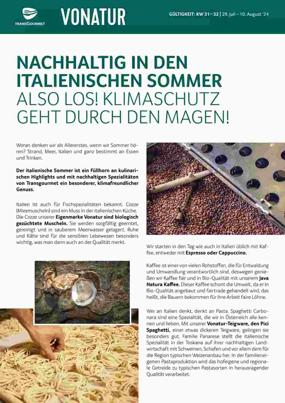 Transgourmet Flugblatt (ab 28.07.2024) - Angebote und Prospekt - Seite 21