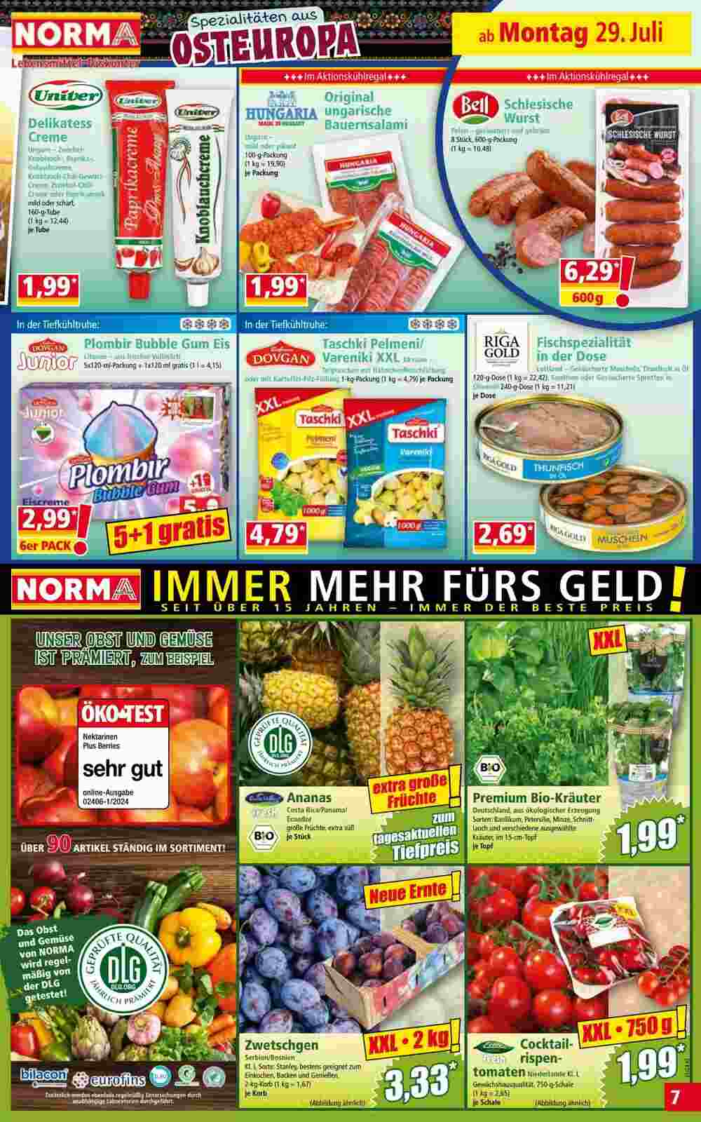 Norma Flugblatt (ab 28.07.2024) - Angebote und Prospekt - Seite 7