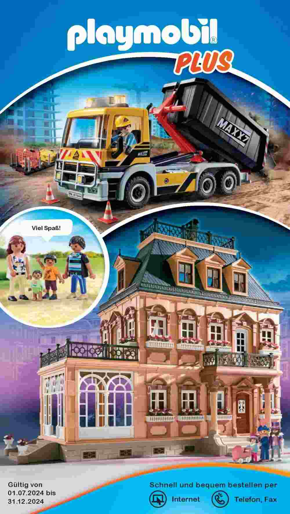 Playmobil Flugblatt (ab 31.07.2024) - Angebote und Prospekt - Seite 1