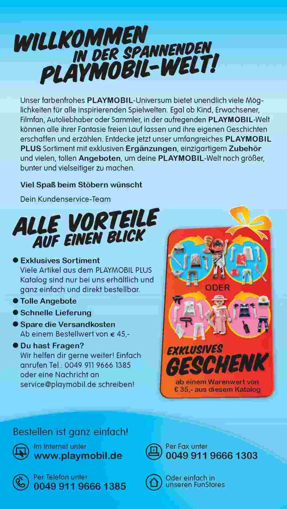 Playmobil Flugblatt (ab 31.07.2024) - Angebote und Prospekt - Seite 2