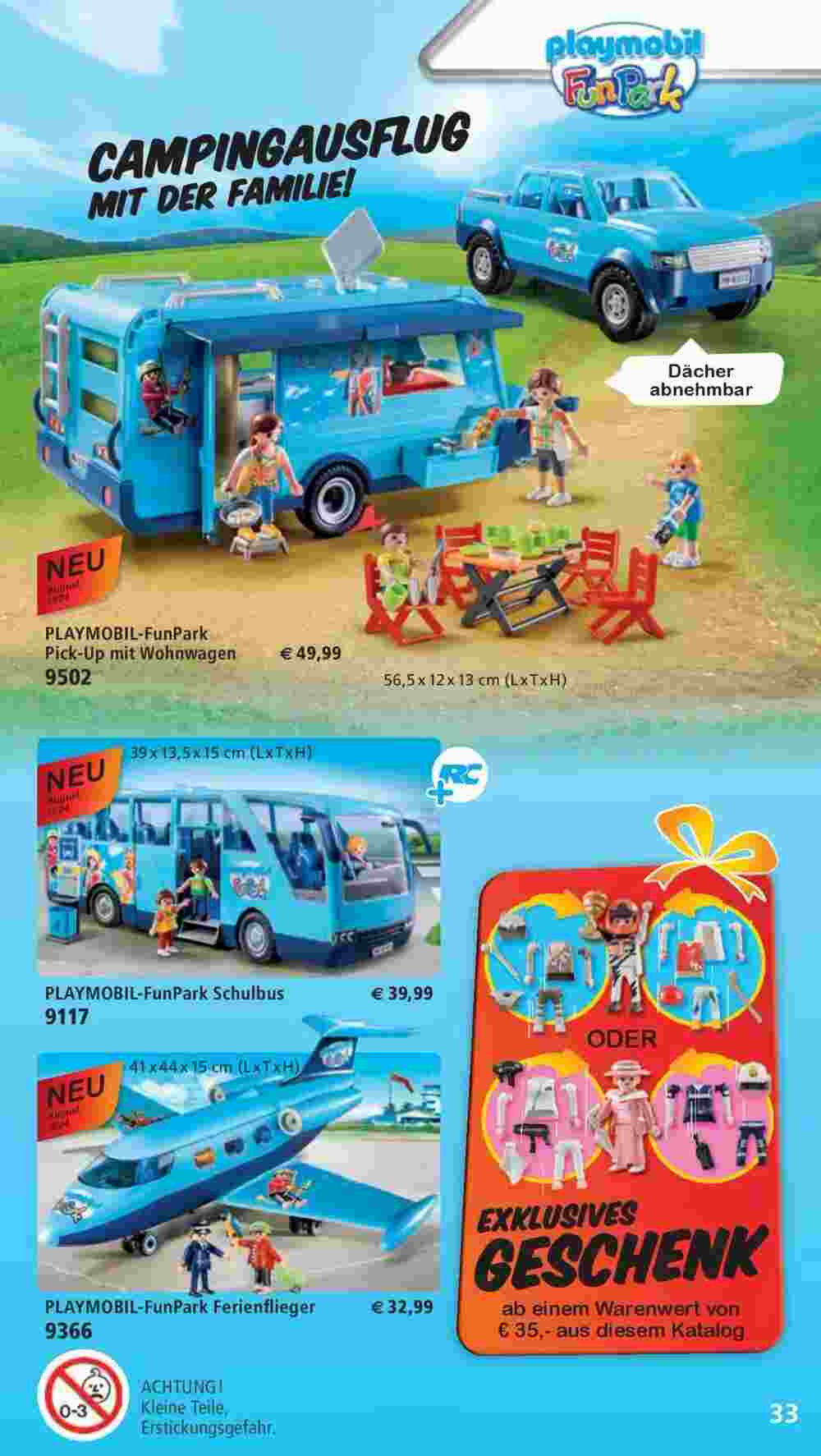 Playmobil Flugblatt (ab 31.07.2024) - Angebote und Prospekt - Seite 33