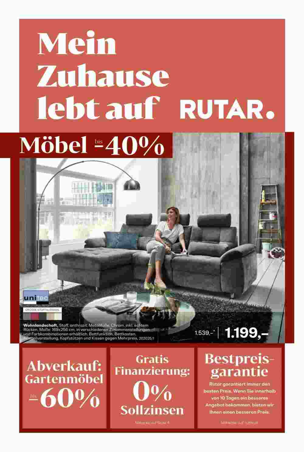 Rutar Flugblatt (ab 31.07.2024) - Angebote und Prospekt - Seite 1