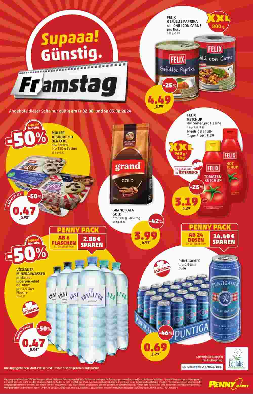 PENNY Flugblatt (ab 01.08.2024) - Angebote und Prospekt - Seite 24