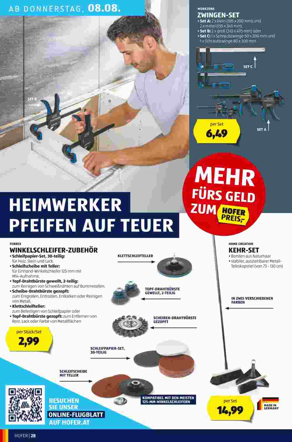 Hofer Flugblatt (ab 02.08.2024) - Angebote und Prospekt - Seite 32