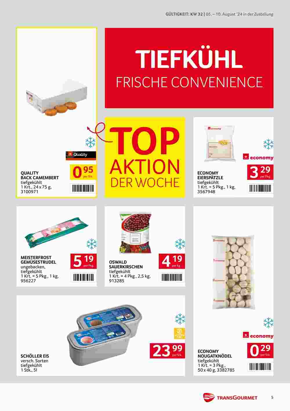 Transgourmet Flugblatt (ab 05.08.2024) - Angebote und Prospekt - Seite 5