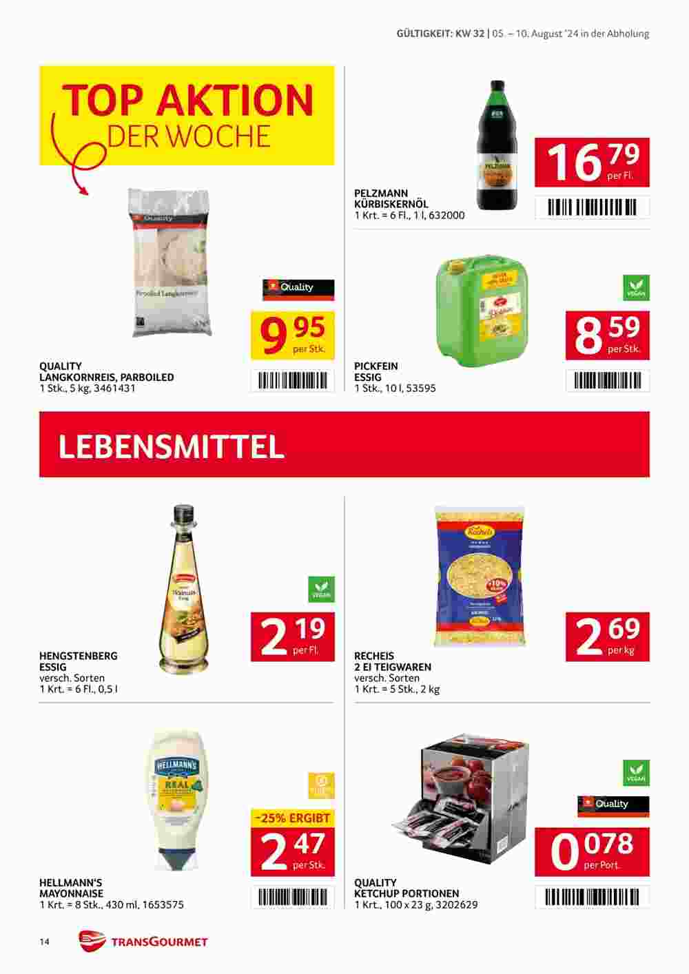 Transgourmet Flugblatt (ab 05.08.2024) - Angebote und Prospekt - Seite 12