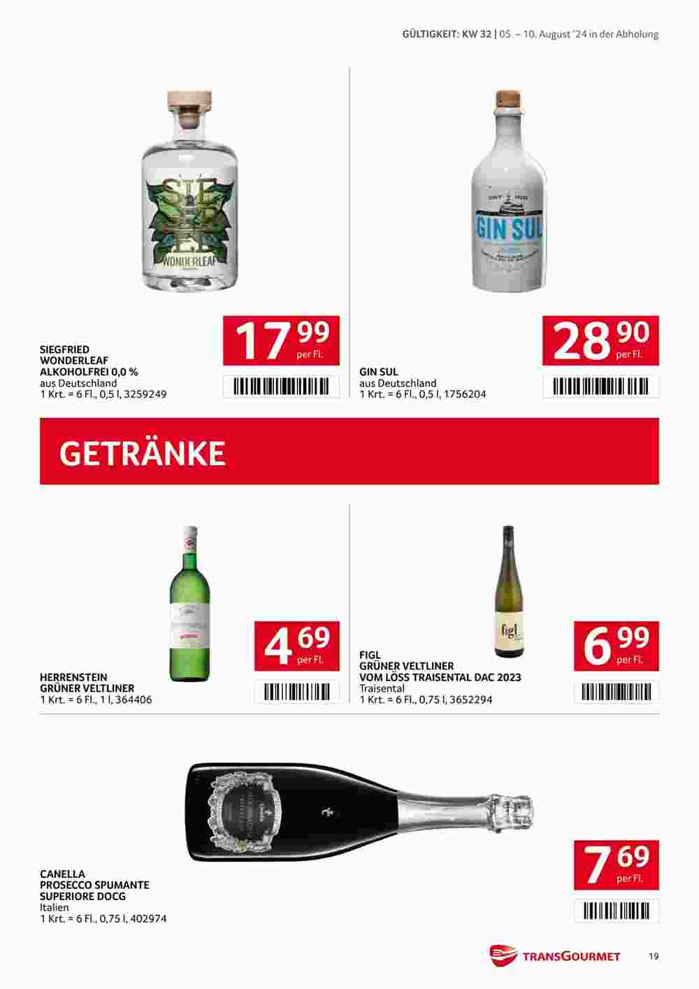 Transgourmet Flugblatt (ab 05.08.2024) - Angebote und Prospekt - Seite 17