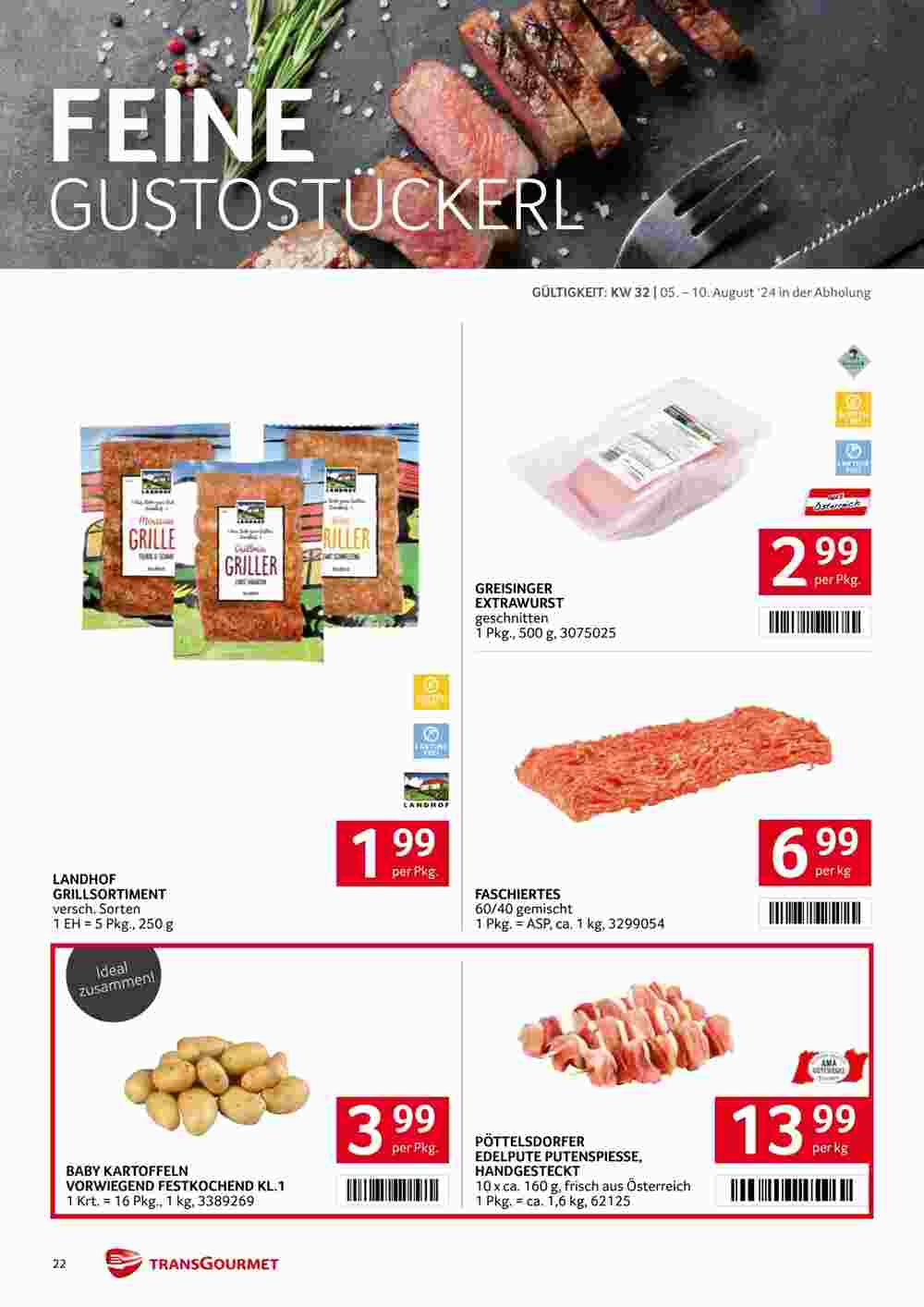 Transgourmet Flugblatt (ab 05.08.2024) - Angebote und Prospekt - Seite 20