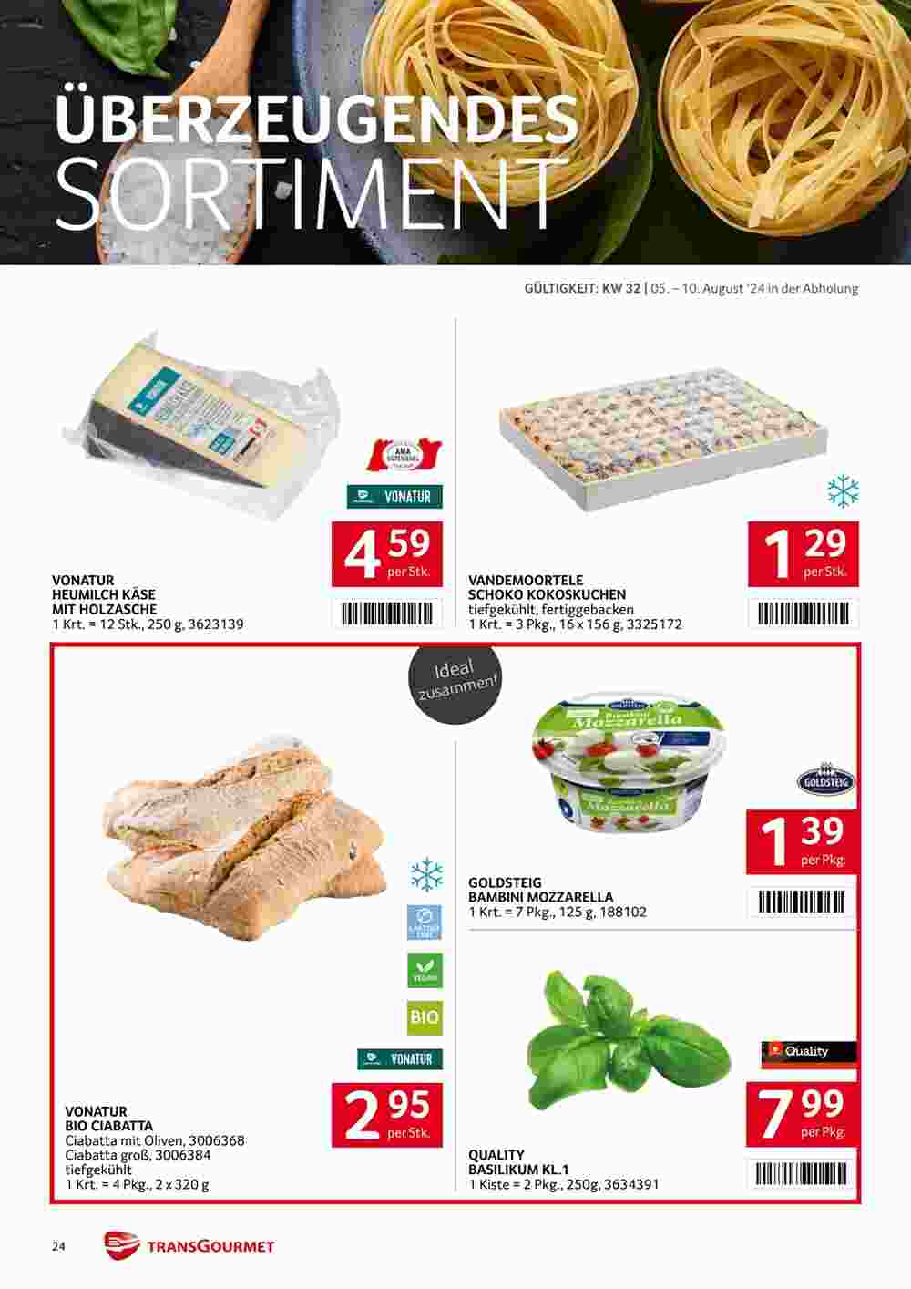 Transgourmet Flugblatt (ab 05.08.2024) - Angebote und Prospekt - Seite 22