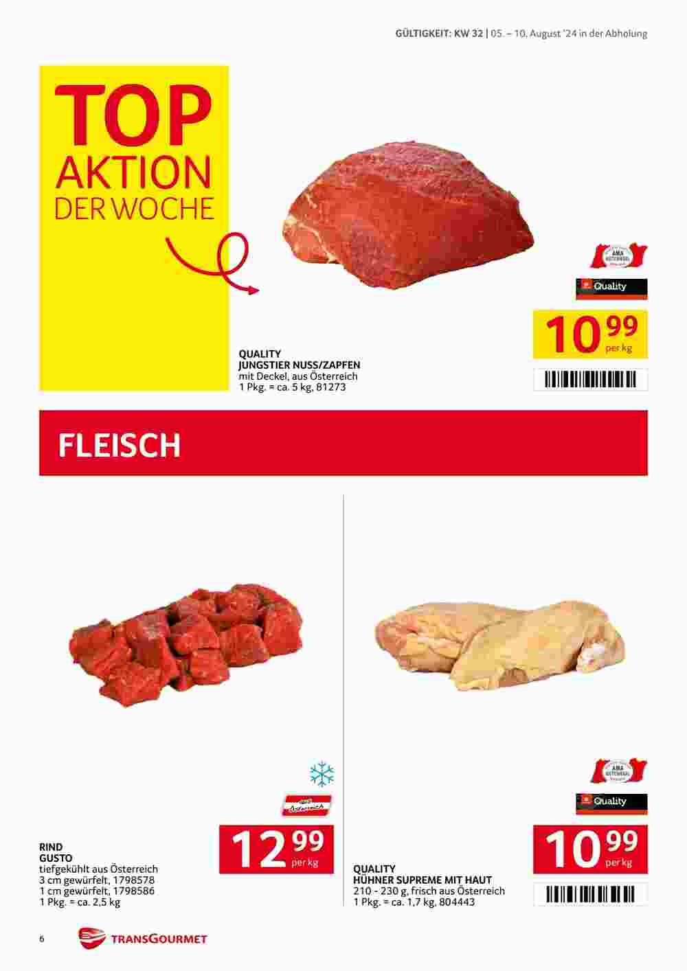 Transgourmet Flugblatt (ab 05.08.2024) - Angebote und Prospekt - Seite 6