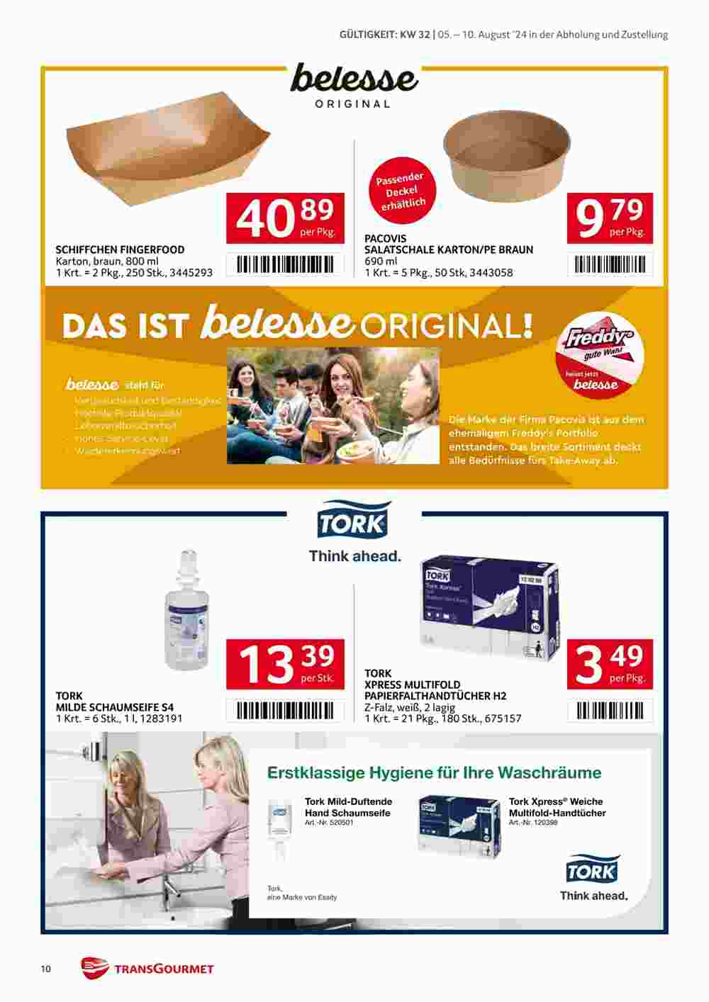 Transgourmet Flugblatt (ab 05.08.2024) - Angebote und Prospekt - Seite 10