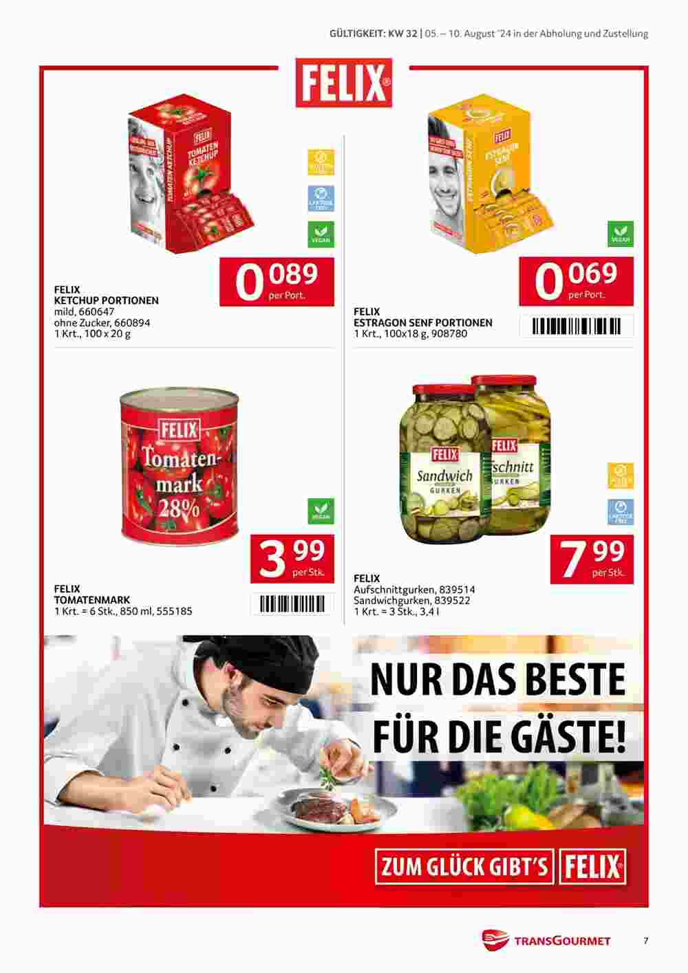 Transgourmet Flugblatt (ab 05.08.2024) - Angebote und Prospekt - Seite 7