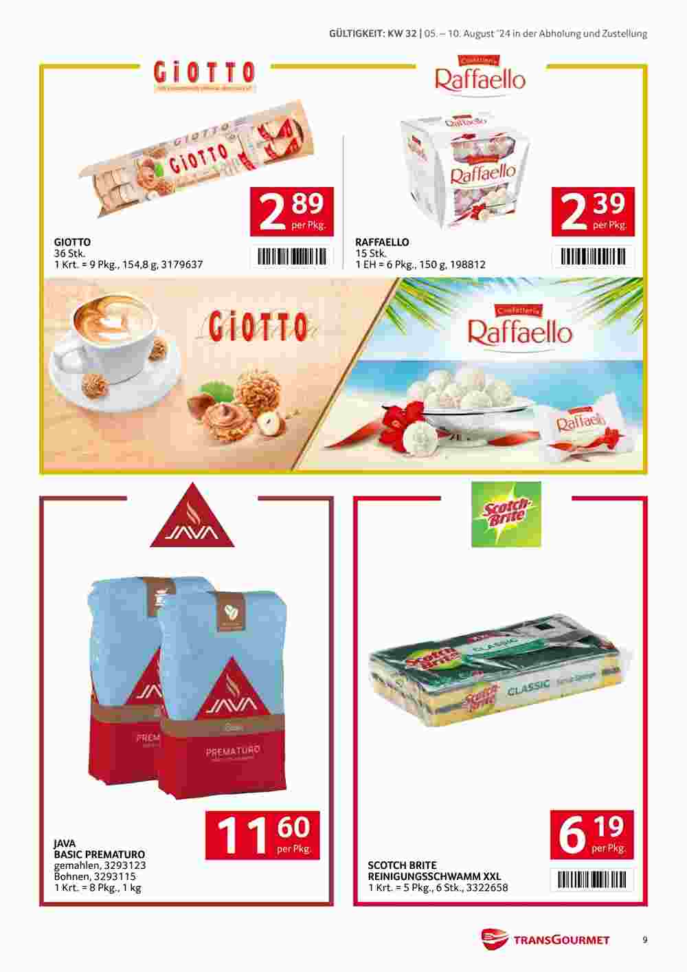 Transgourmet Flugblatt (ab 05.08.2024) - Angebote und Prospekt - Seite 9