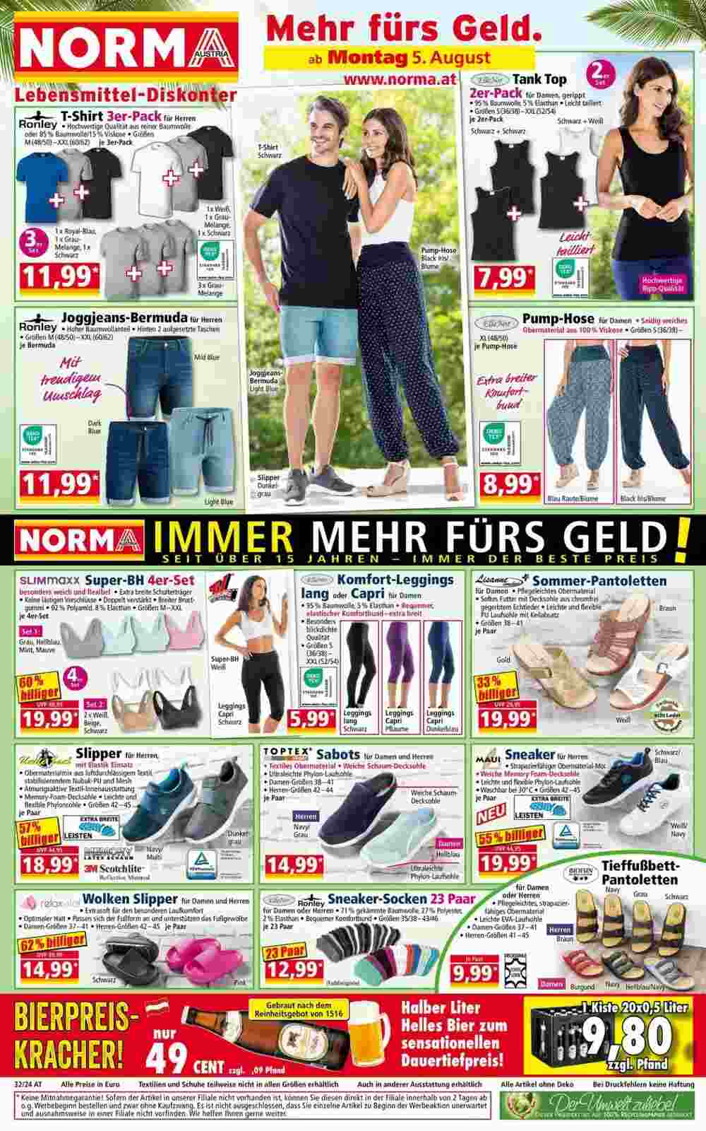 Norma Flugblatt (ab 05.08.2024) - Angebote und Prospekt - Seite 1