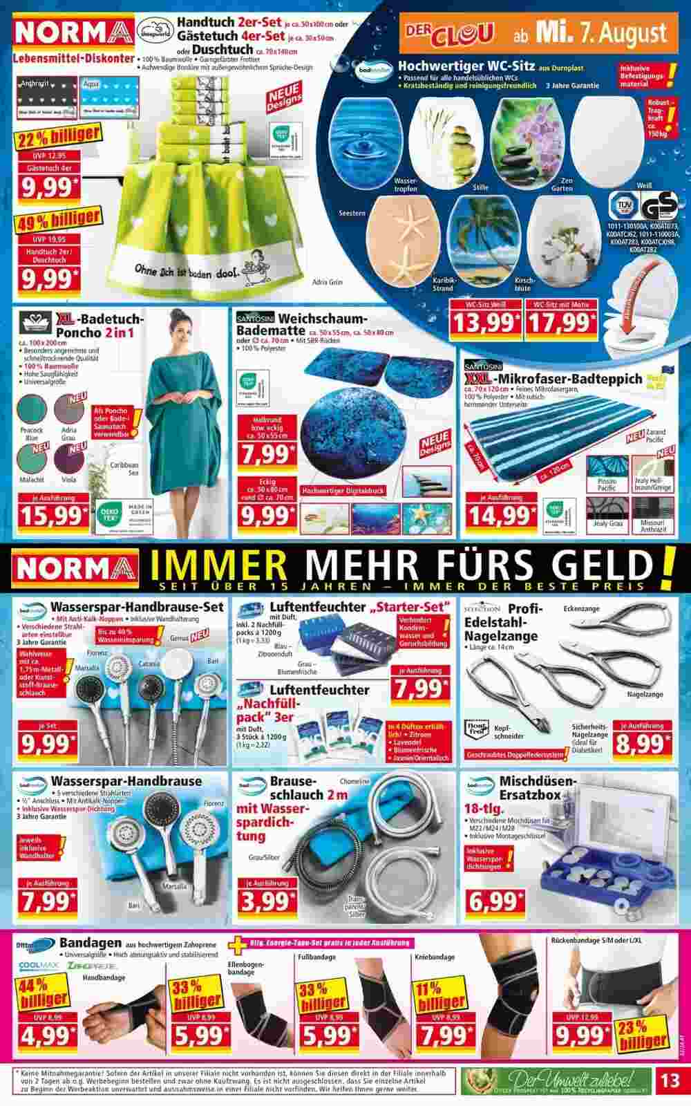 Norma Flugblatt (ab 05.08.2024) - Angebote und Prospekt - Seite 13