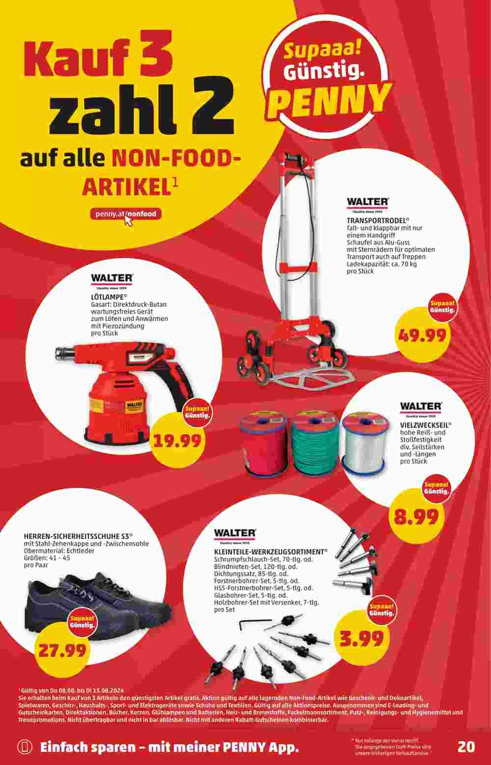 PENNY Flugblatt (ab 08.08.2024) - Angebote und Prospekt - Seite 20