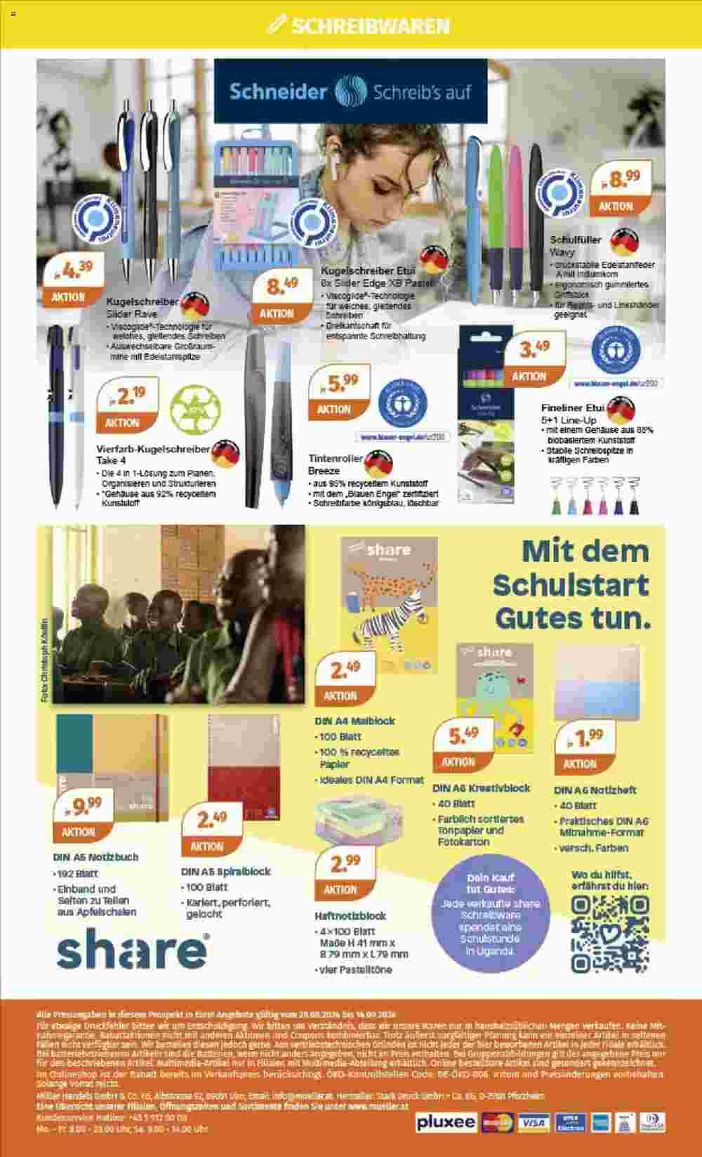 Müller Flugblatt (ab 26.08.2024) - Angebote und Prospekt - Seite 20