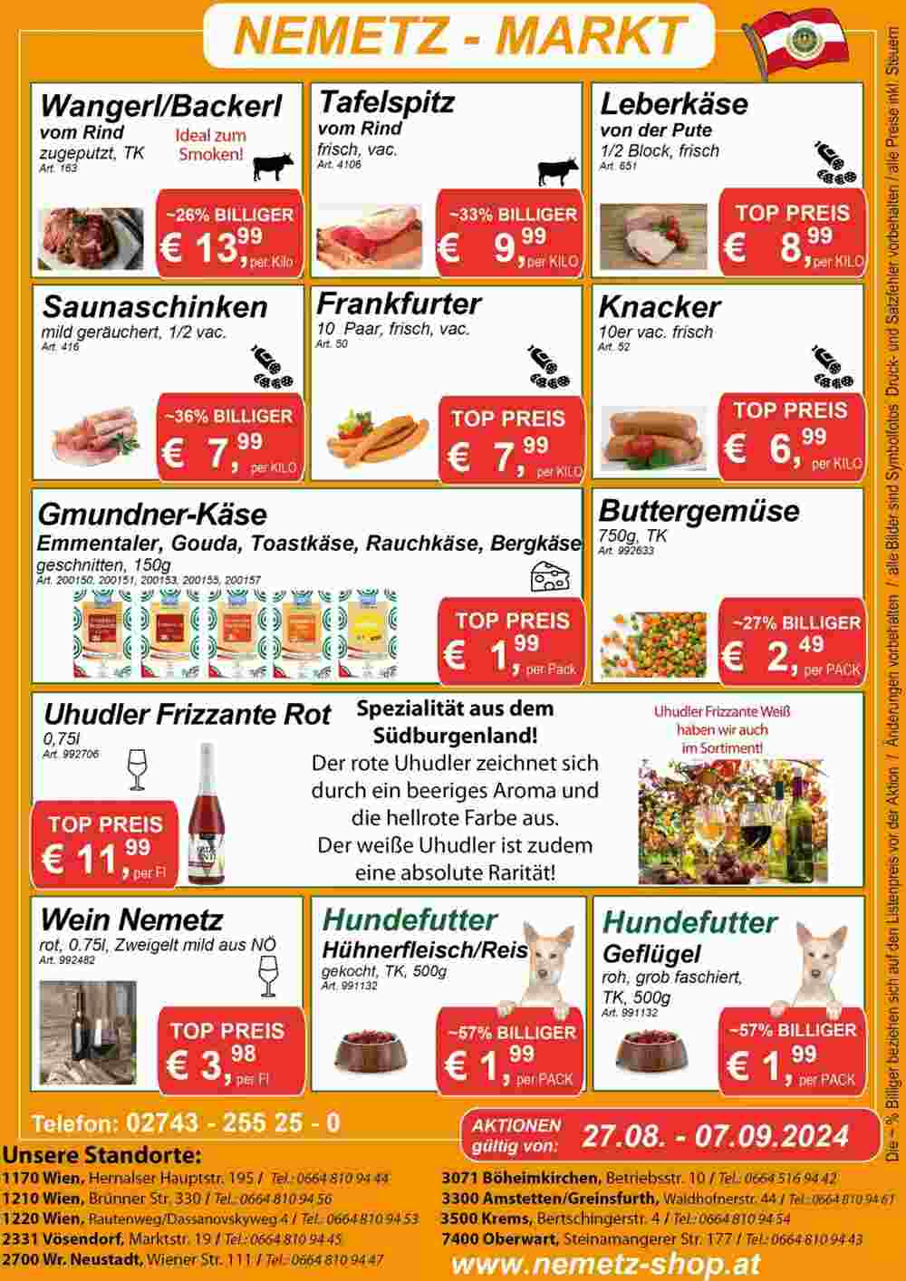 Nemetz Markt Flugblatt (ab 27.08.2024) - Angebote und Prospekt - Seite 2