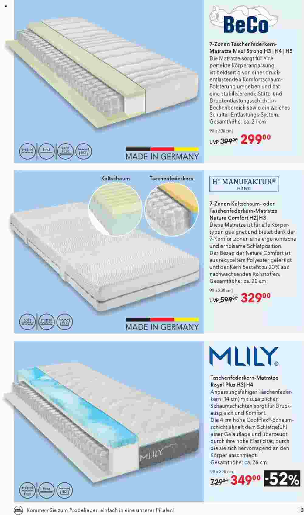 Matratzen Concord Flugblatt (ab 28.08.2024) - Angebote und Prospekt - Seite 3
