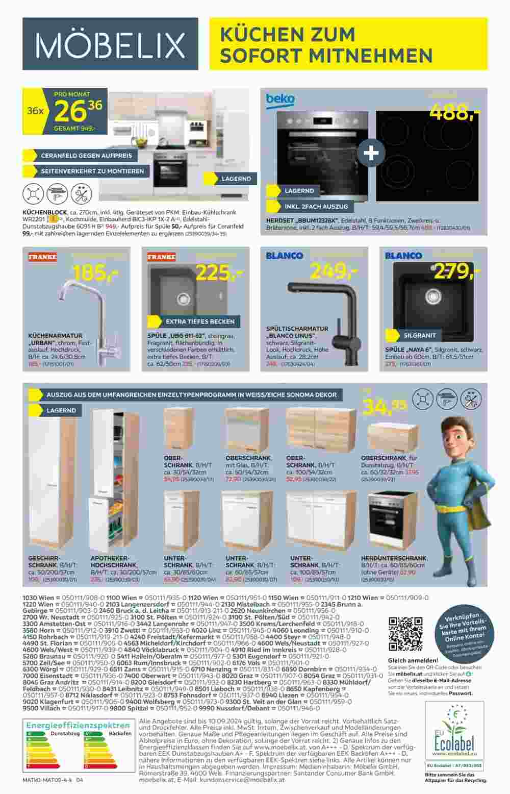 Möbelix Flugblatt (ab 02.09.2024) - Angebote und Prospekt - Seite 4