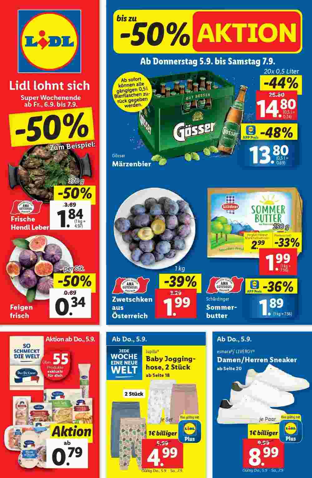 Lidl Flugblatt (ab 04.09.2024) - Angebote und Prospekt - Seite 1