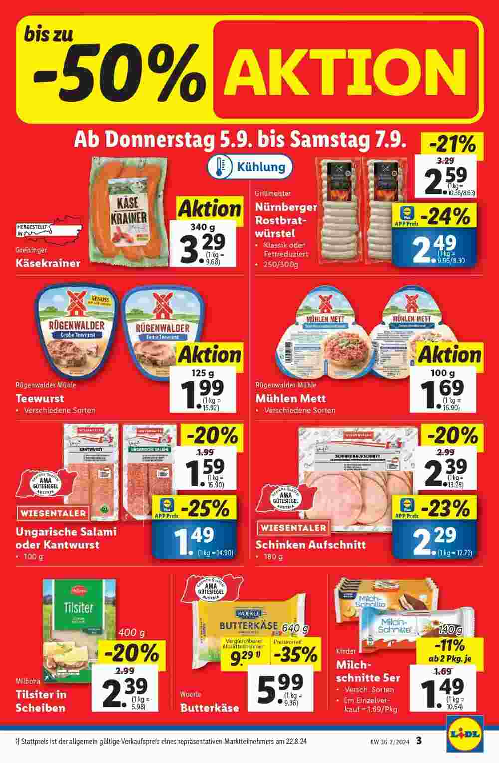 Lidl Flugblatt (ab 04.09.2024) - Angebote und Prospekt - Seite 3