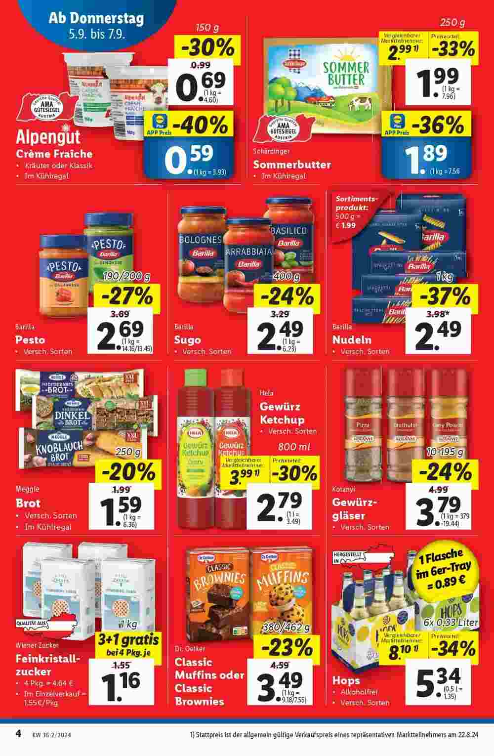 Lidl Flugblatt (ab 04.09.2024) - Angebote und Prospekt - Seite 4