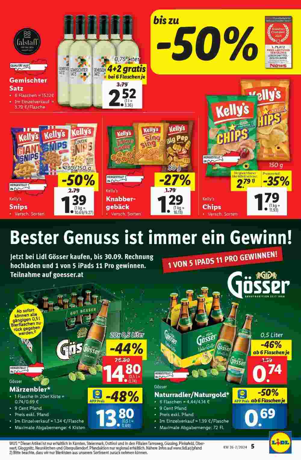 Lidl Flugblatt (ab 04.09.2024) - Angebote und Prospekt - Seite 5