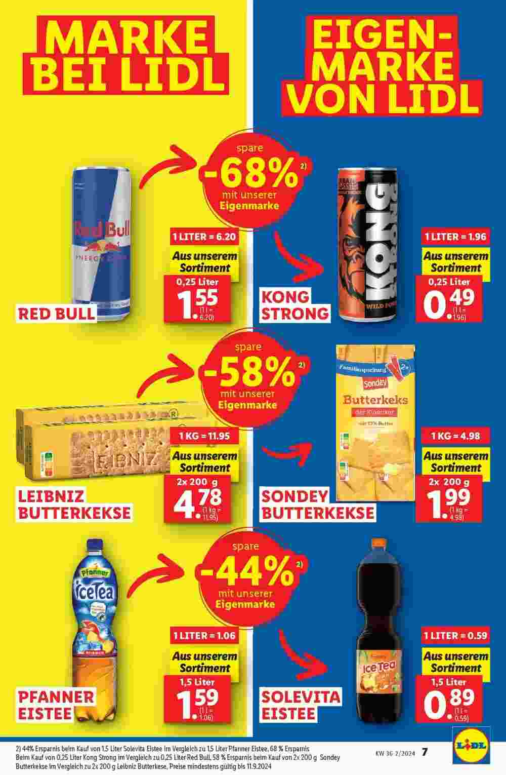 Lidl Flugblatt (ab 04.09.2024) - Angebote und Prospekt - Seite 7