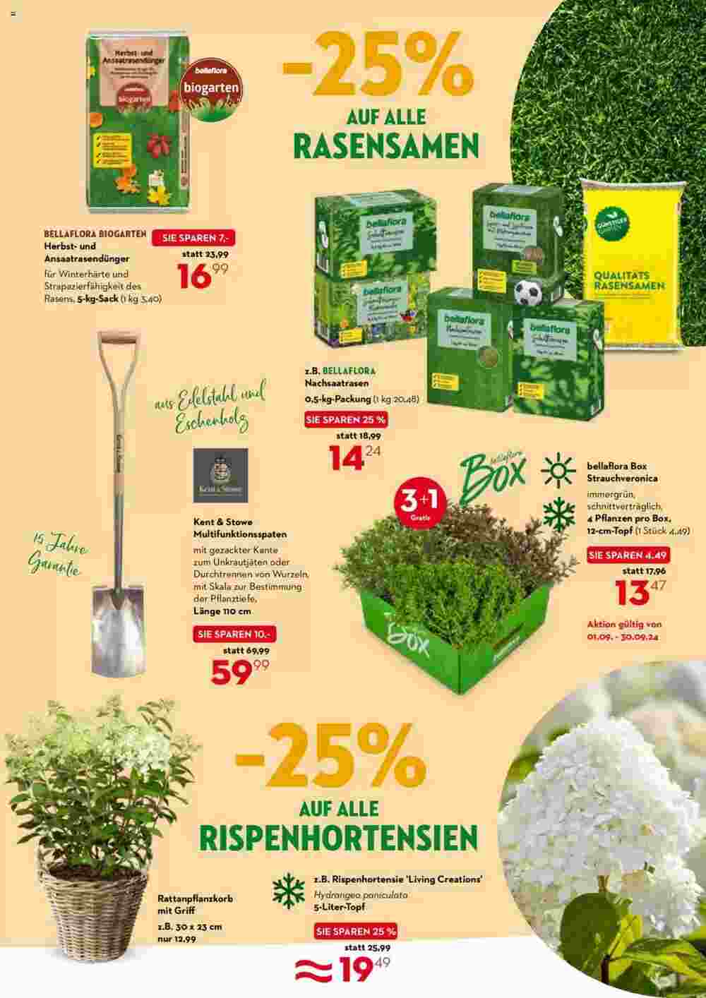 Bellaflora Flugblatt (ab 05.09.2024) - Angebote und Prospekt - Seite 7