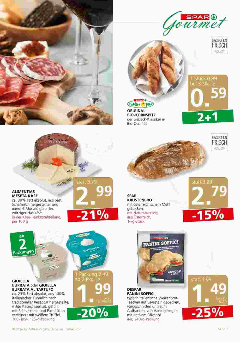 SPAR Gourmet Flugblatt (ab 05.09.2024) - Angebote und Prospekt - Seite 7