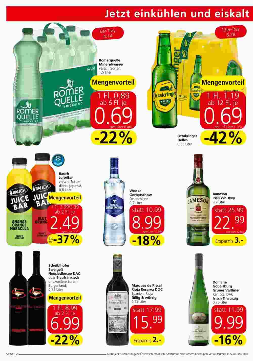 Spar Flugblatt (ab 05.09.2024) - Angebote und Prospekt - Seite 12