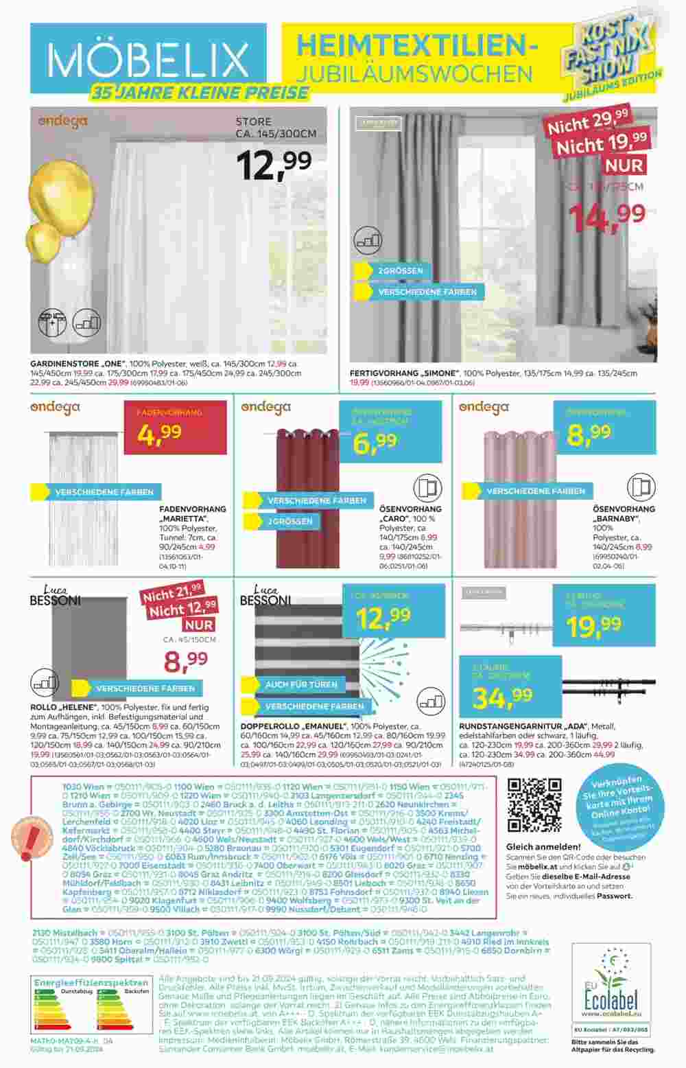 Möbelix Flugblatt (ab 09.09.2024) - Angebote und Prospekt - Seite 4