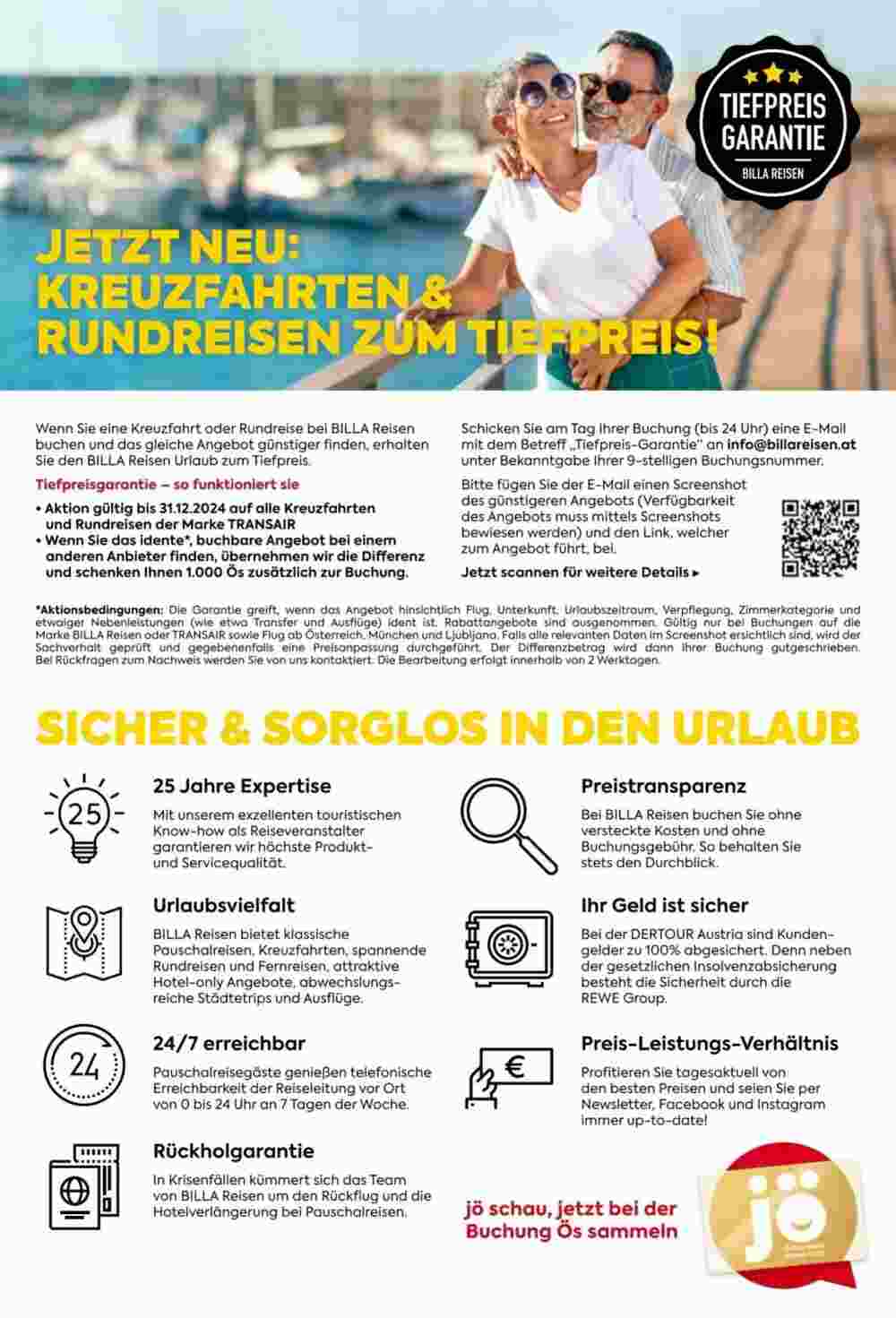 Billa Reisen Flugblatt (ab 09.09.2024) - Angebote und Prospekt - Seite 2