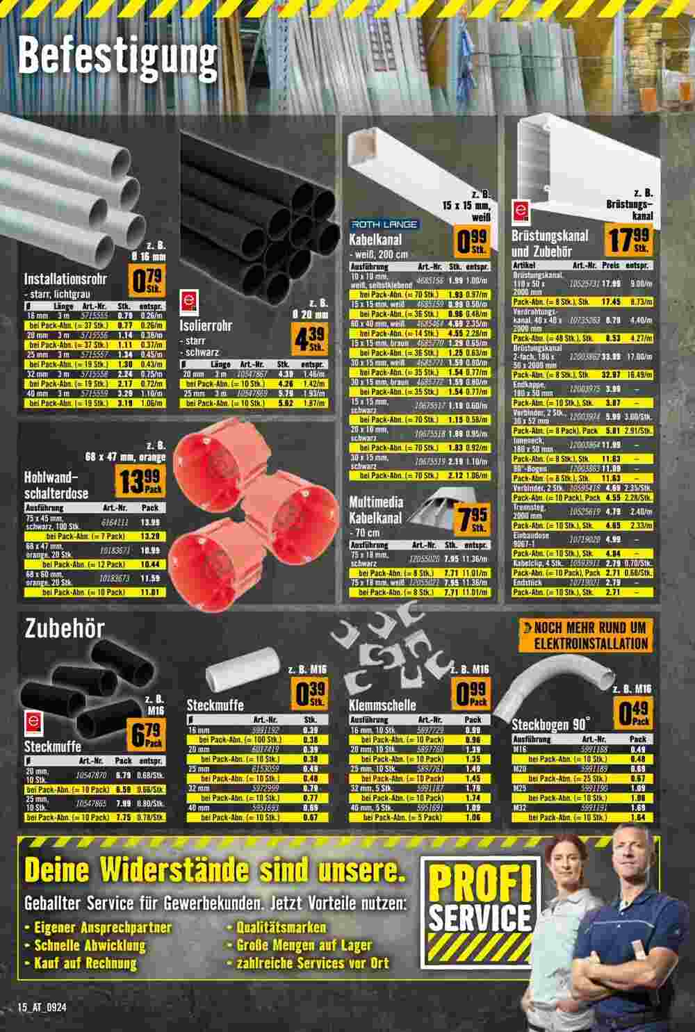 Hornbach Flugblatt (ab 11.09.2024) - Angebote und Prospekt - Seite 15