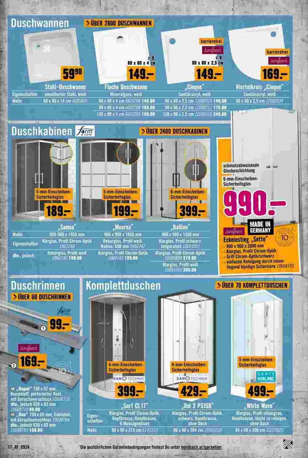 Hornbach Flugblatt (ab 11.09.2024) - Angebote und Prospekt - Seite 17