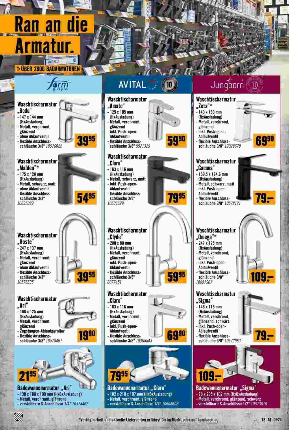 Hornbach Flugblatt (ab 11.09.2024) - Angebote und Prospekt - Seite 18