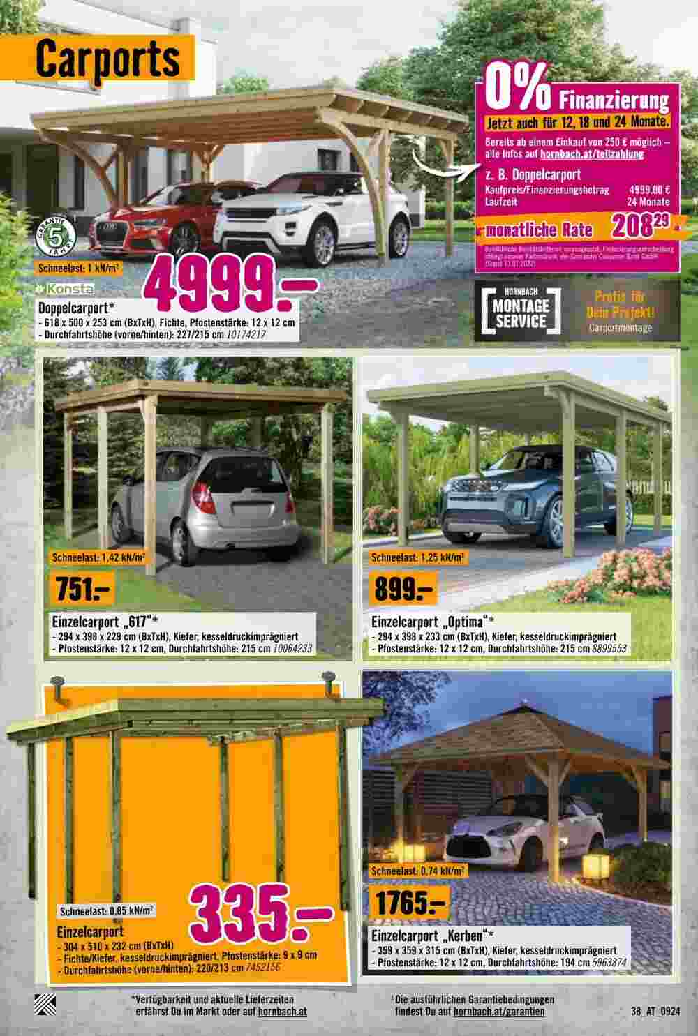 Hornbach Flugblatt (ab 11.09.2024) - Angebote und Prospekt - Seite 38