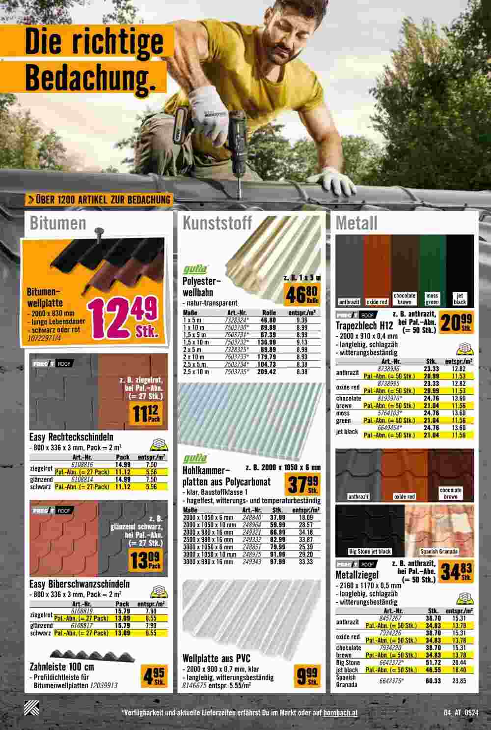 Hornbach Flugblatt (ab 11.09.2024) - Angebote und Prospekt - Seite 4