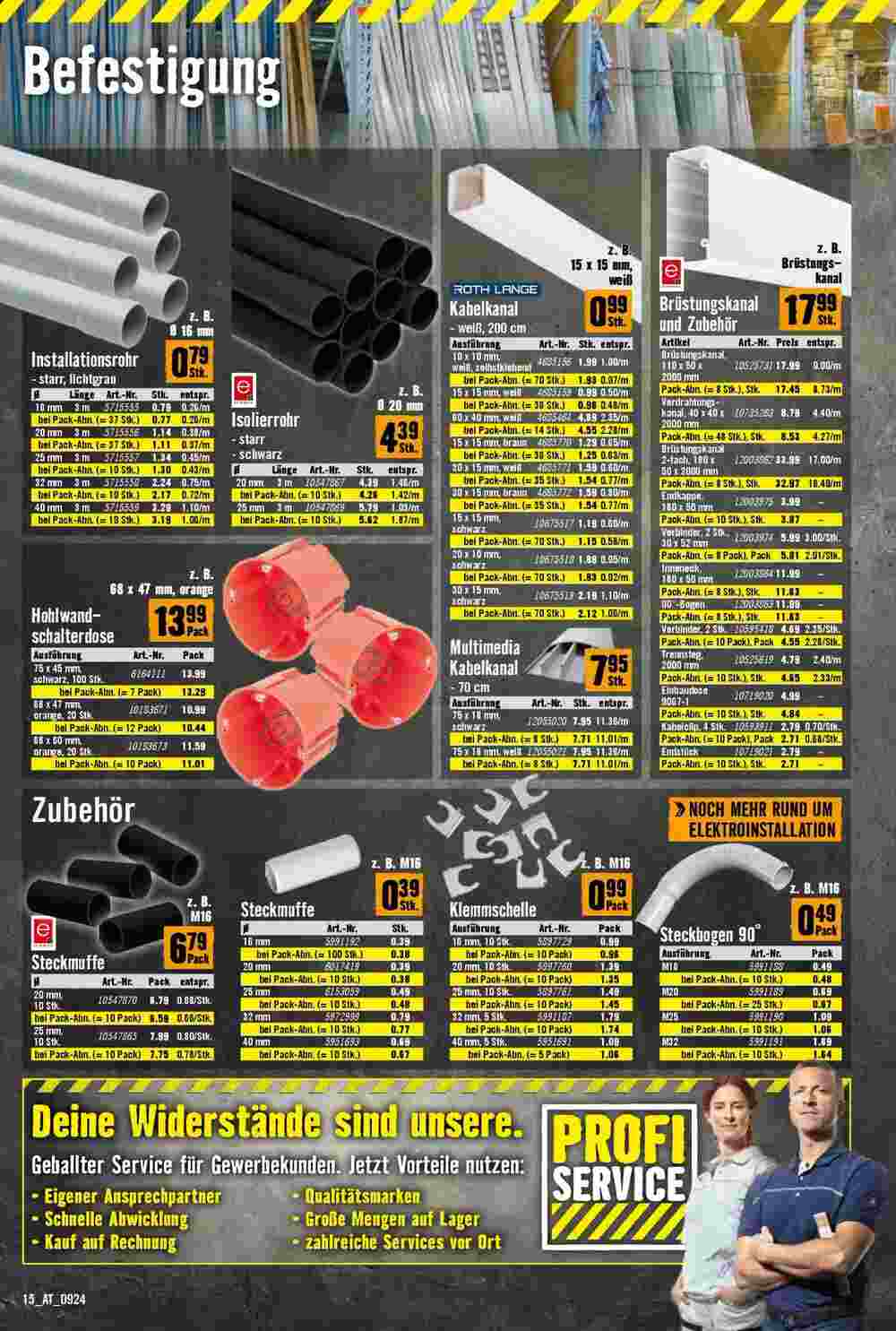 Hornbach Flugblatt (ab 11.09.2024) - Angebote und Prospekt - Seite 15