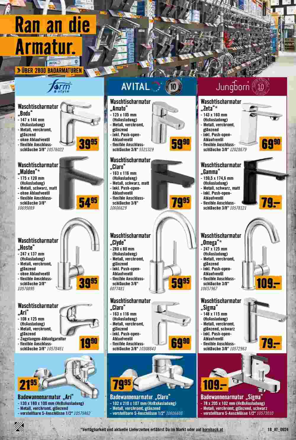 Hornbach Flugblatt (ab 11.09.2024) - Angebote und Prospekt - Seite 18