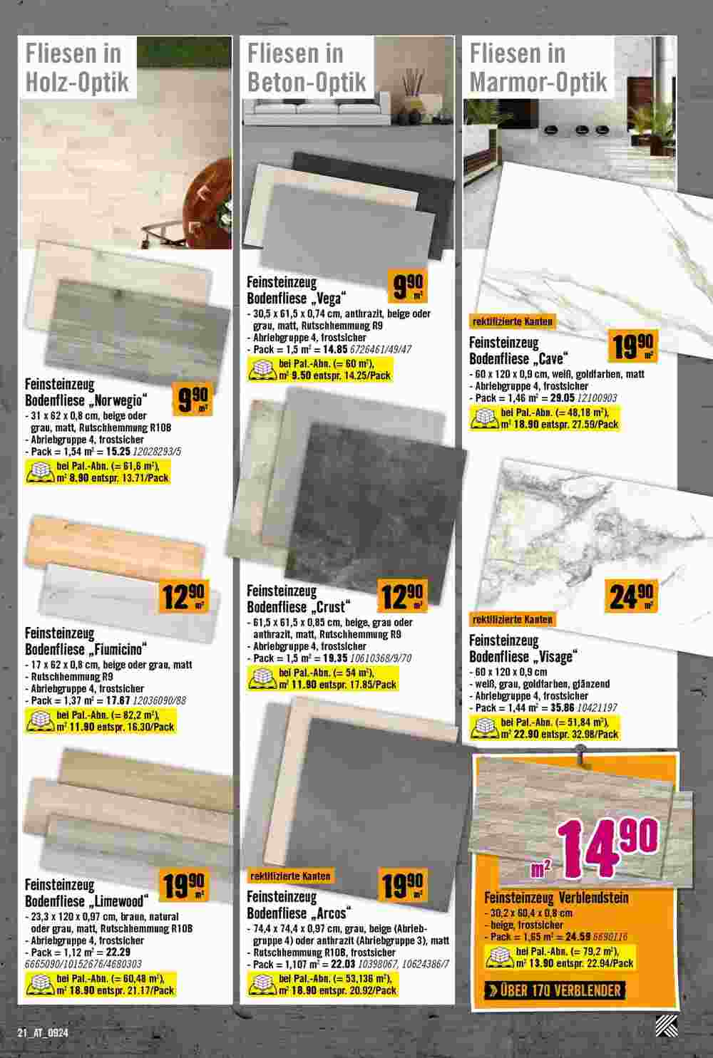 Hornbach Flugblatt (ab 11.09.2024) - Angebote und Prospekt - Seite 21