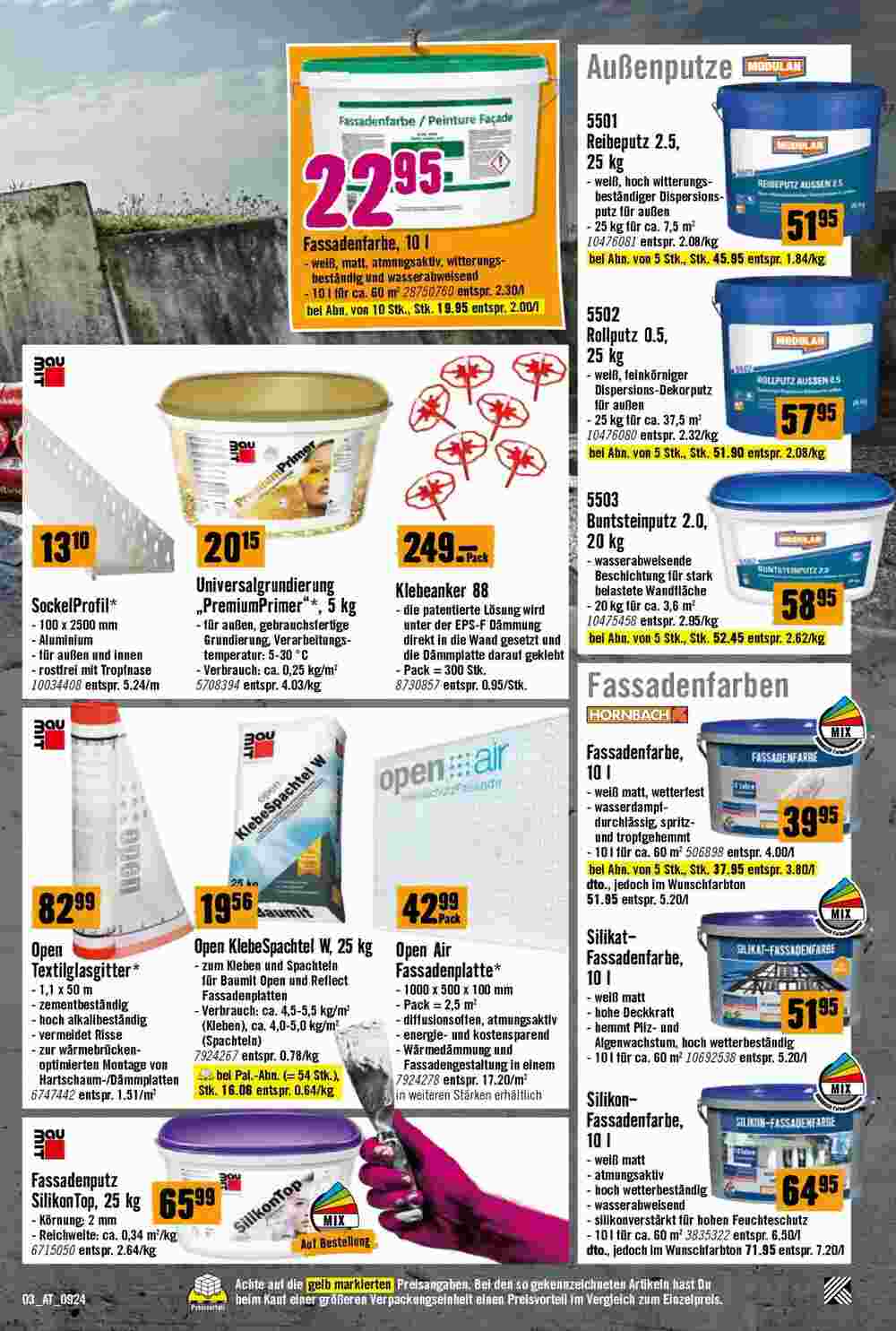 Hornbach Flugblatt (ab 11.09.2024) - Angebote und Prospekt - Seite 3