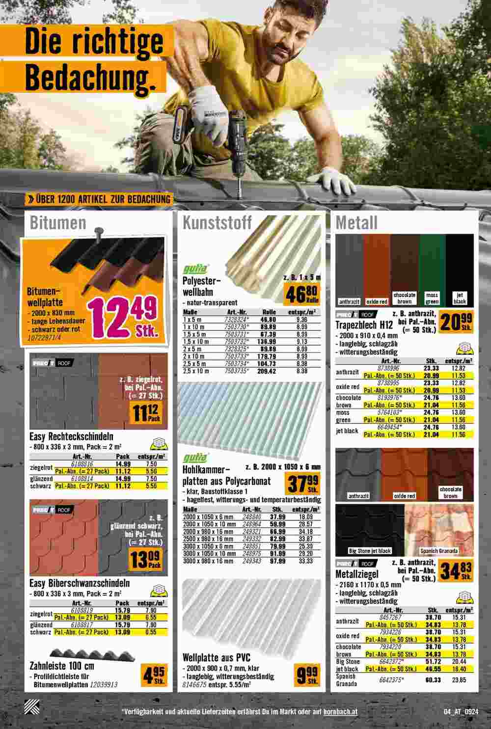 Hornbach Flugblatt (ab 11.09.2024) - Angebote und Prospekt - Seite 4